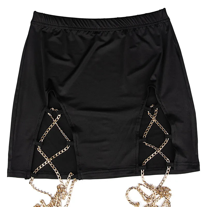 My Time Mini Skirt Two Piece Set