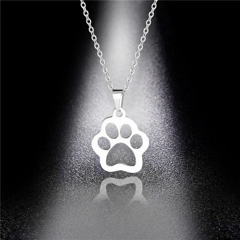 Bear Necklace Stainless Steel Necklace