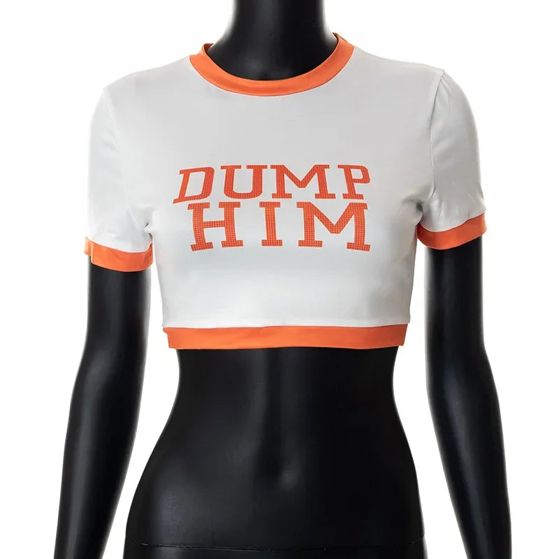 Dump Him Graphic Tee Shirt Top