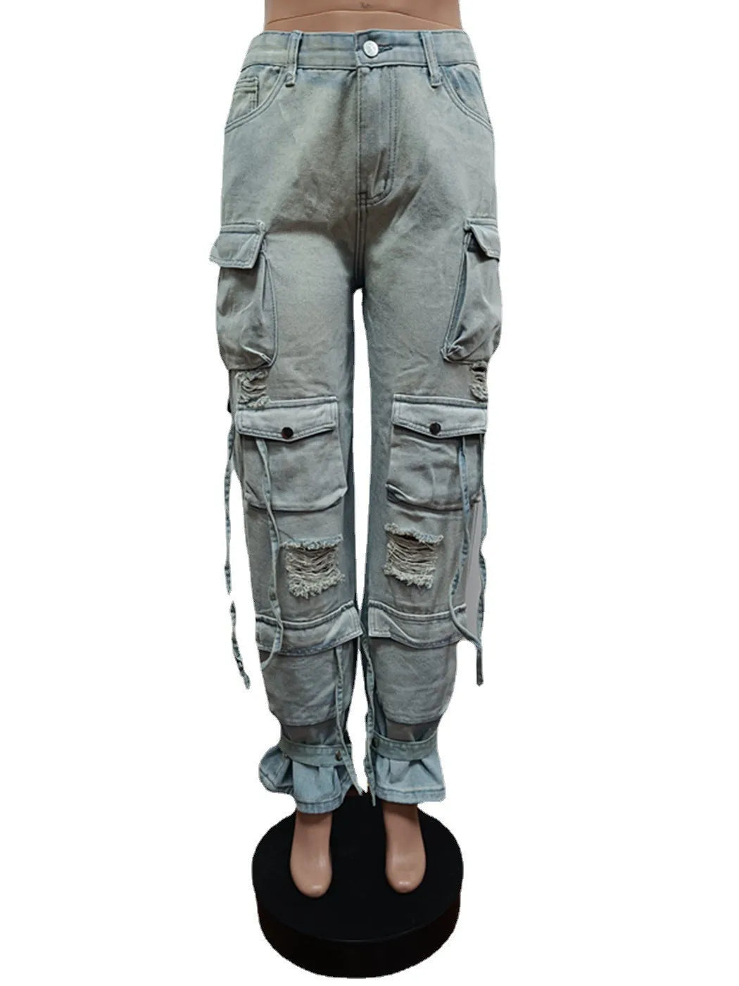 Thick of It Cargo Denim Jeans